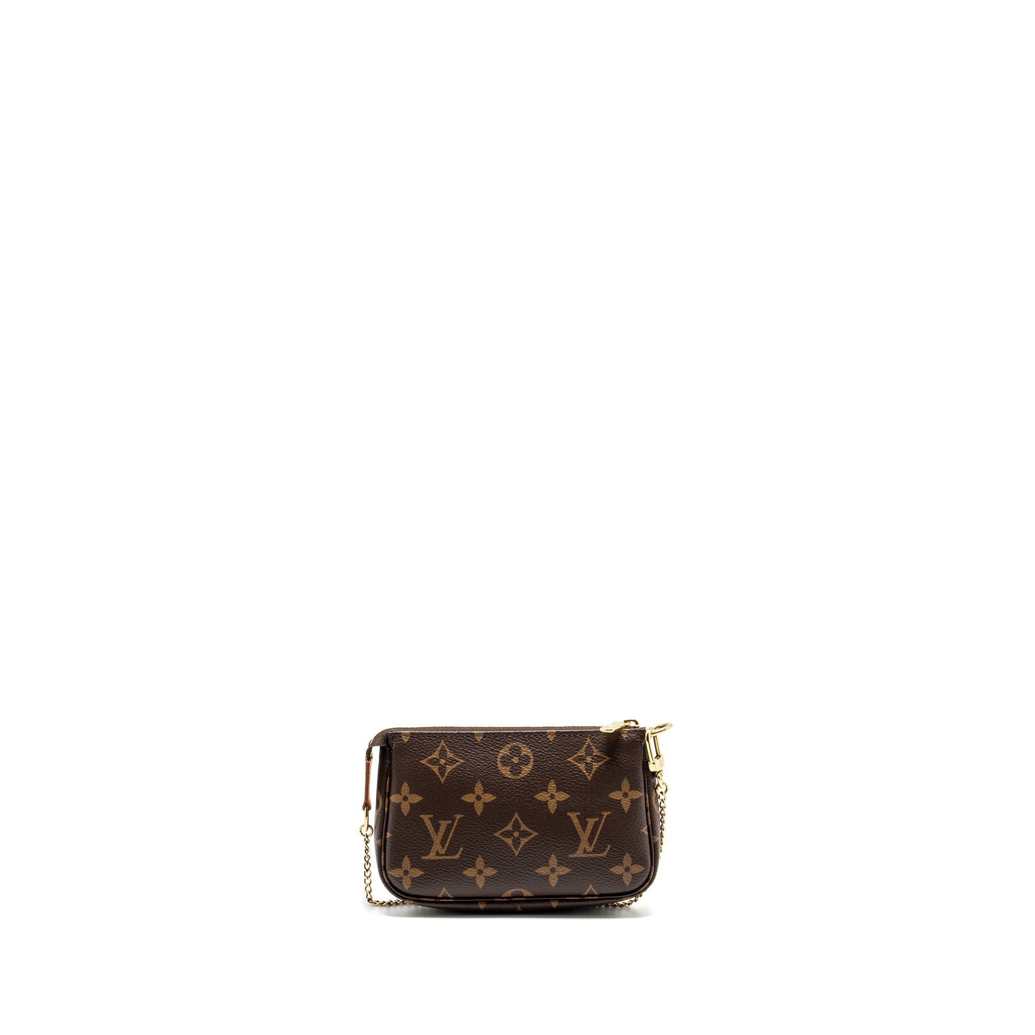 AAA Replica Louis Vuitton LV MINI POCHETTE ACCESSORIES MONOGRAM CANVAS GHW