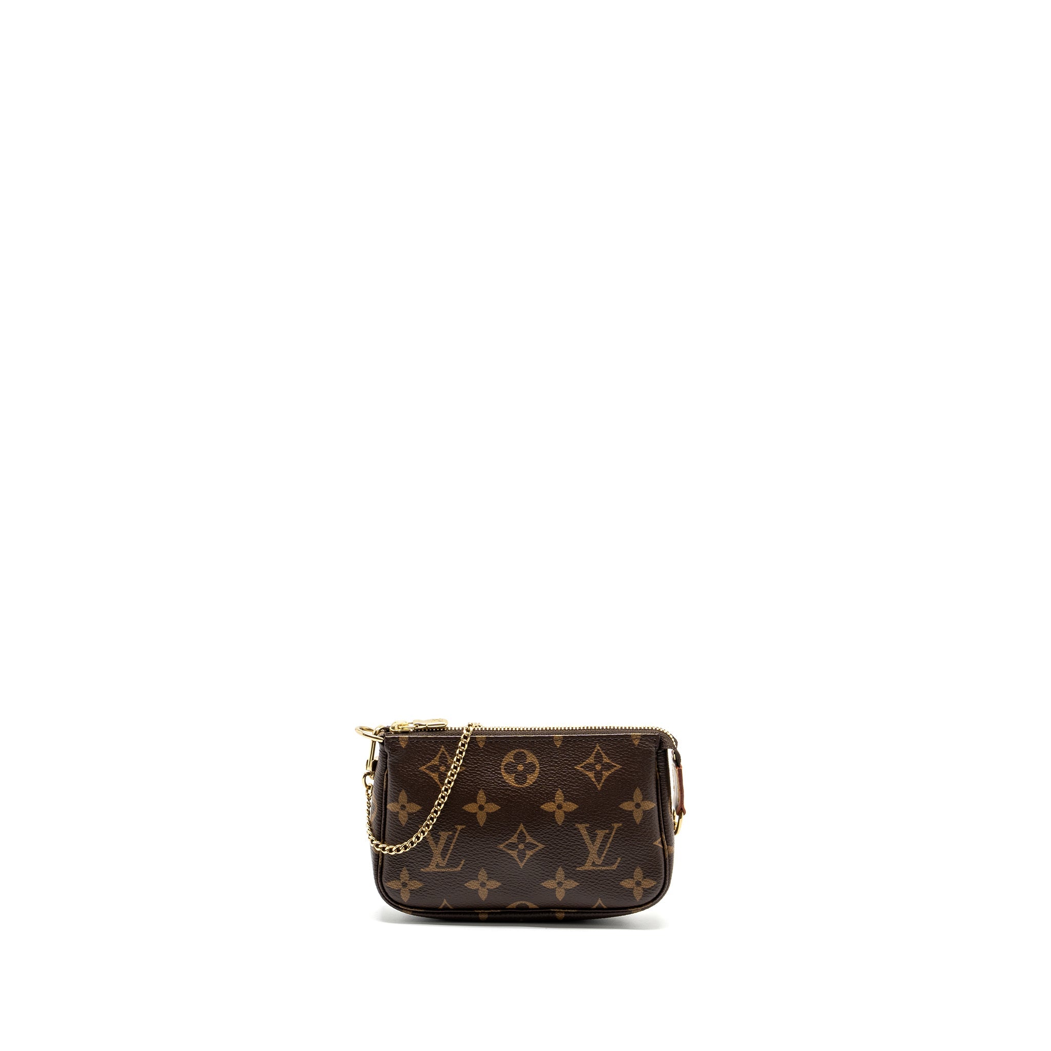 AAA Replica Louis Vuitton LV MINI POCHETTE ACCESSORIES MONOGRAM CANVAS GHW