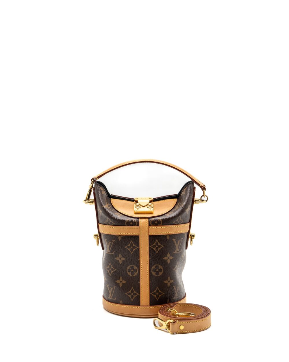 AAA Replica Louis Vuitton LV DUFFLE BAG MONOGRAM CANVAS GHW(NEW VERSION)