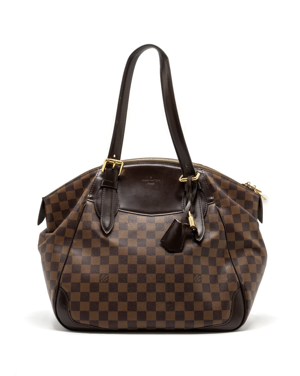 AAA Replica Louis Vuitton LV TOTE BAG DAMIER EBENE GHW