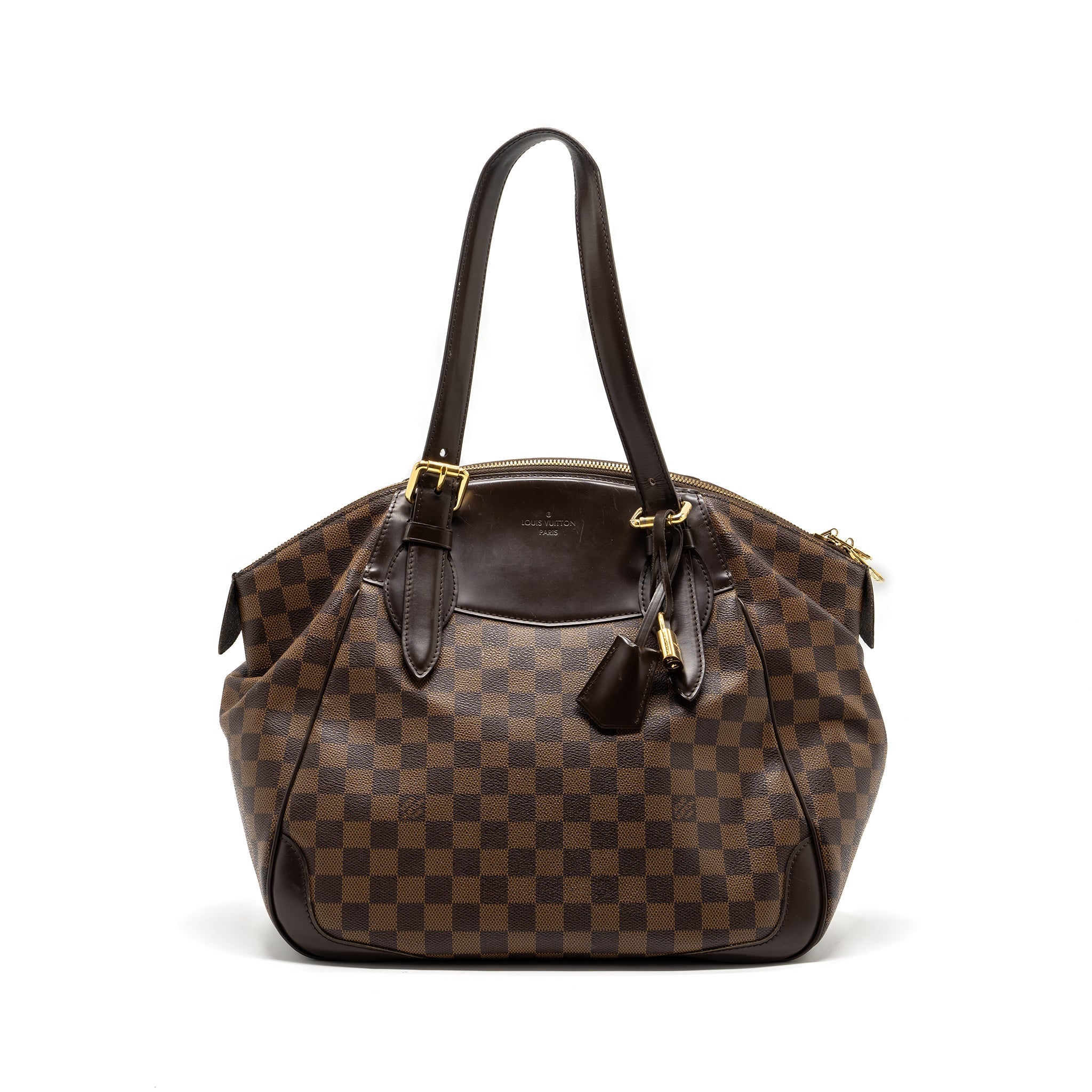 AAA Replica Louis Vuitton LV TOTE BAG DAMIER EBENE GHW