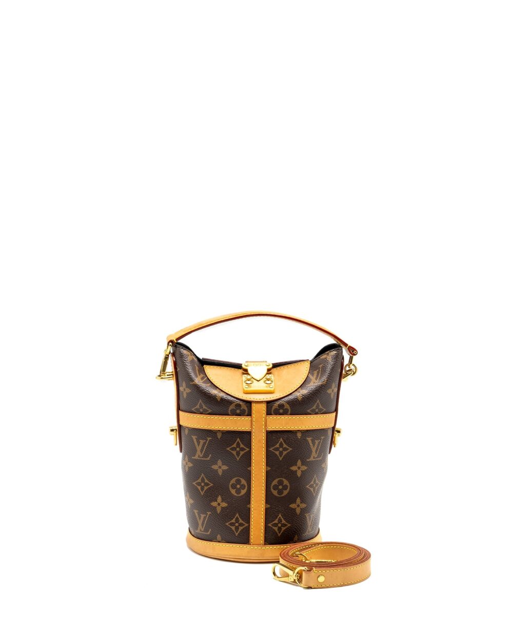 AAA Replica Louis Vuitton LV DUFFLE BAG MONOGRAM CANVAS GHW