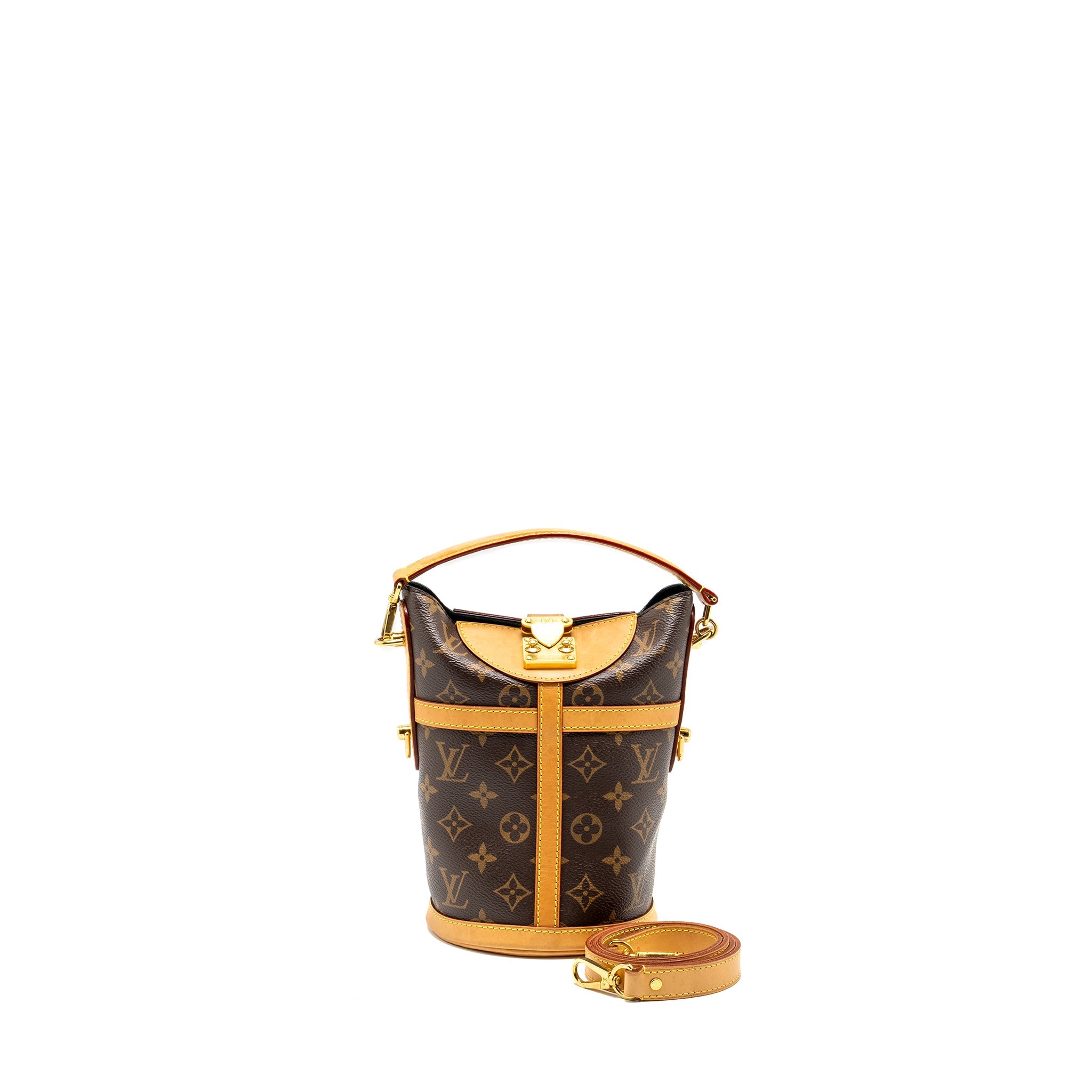 AAA Replica Louis Vuitton LV DUFFLE BAG MONOGRAM CANVAS GHW