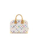 AAA Replica Louis Vuitton LV VINTAGE TOP HANDLE ZIP TOTE BAG WHITE MULTICOLOR MONOGRAM CANVAS GHW