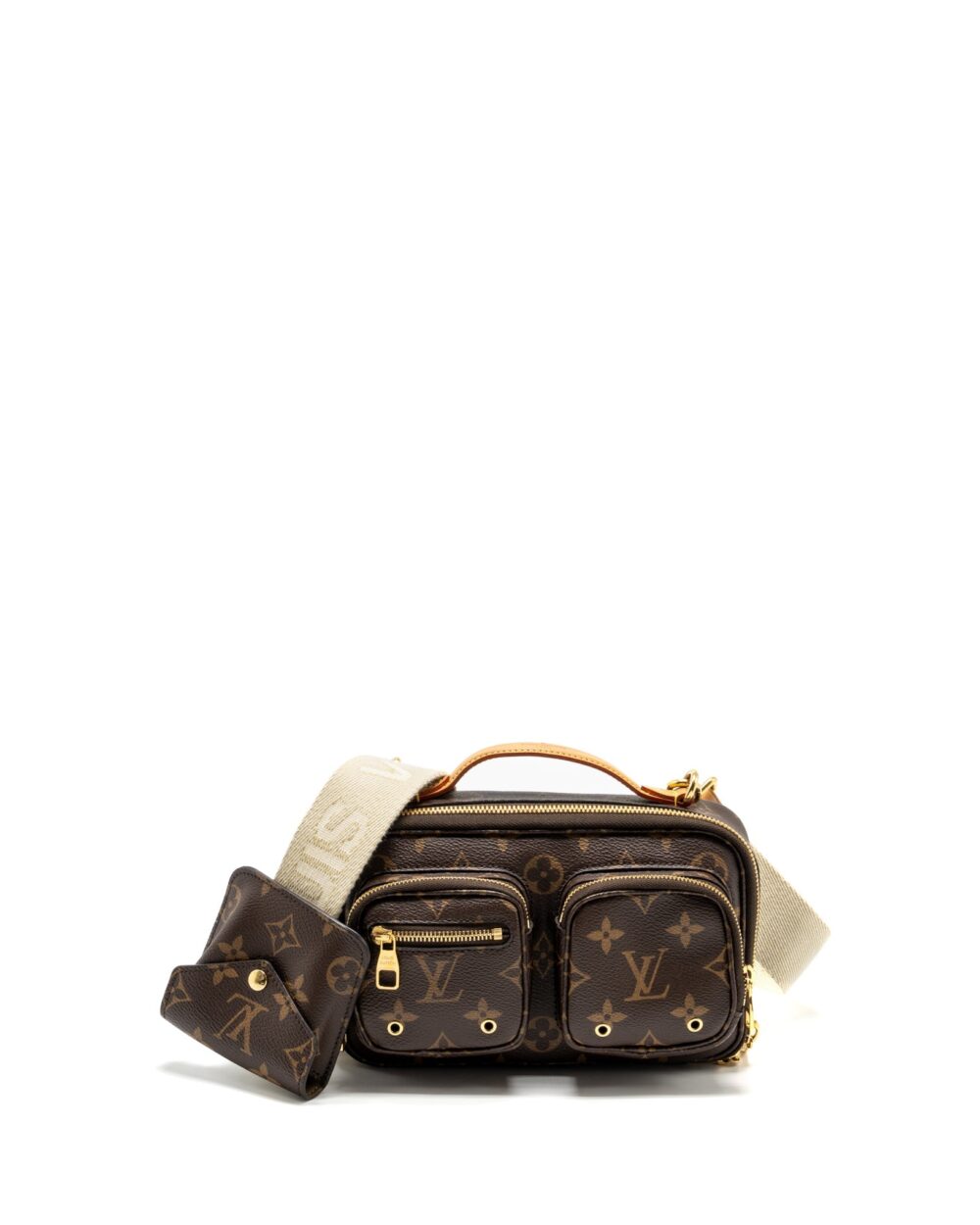 AAA Replica Louis Vuitton LV UTILITY CROSSBODY BAG MONOGRAM CANVAS GHW