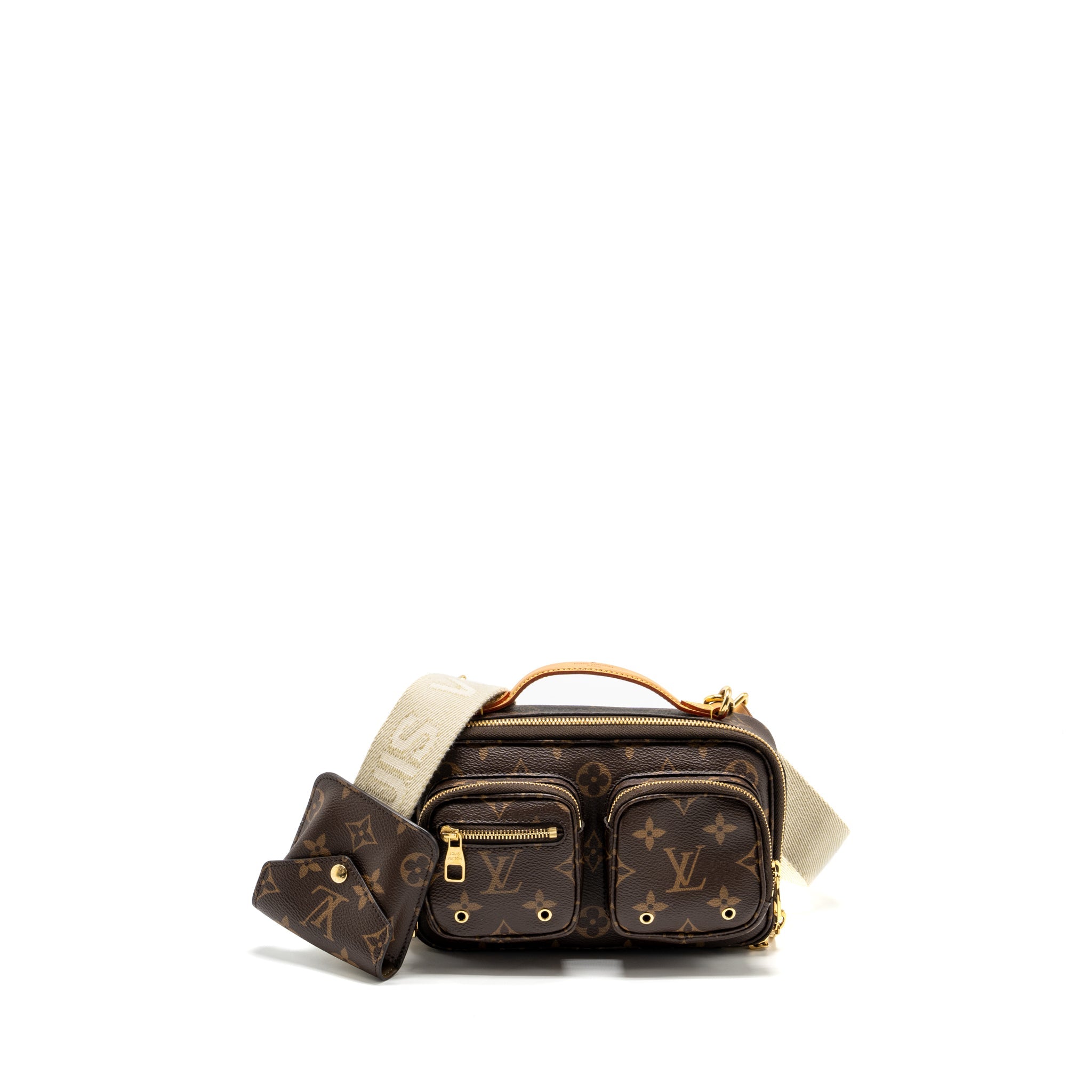 AAA Replica Louis Vuitton LV UTILITY CROSSBODY BAG MONOGRAM CANVAS GHW
