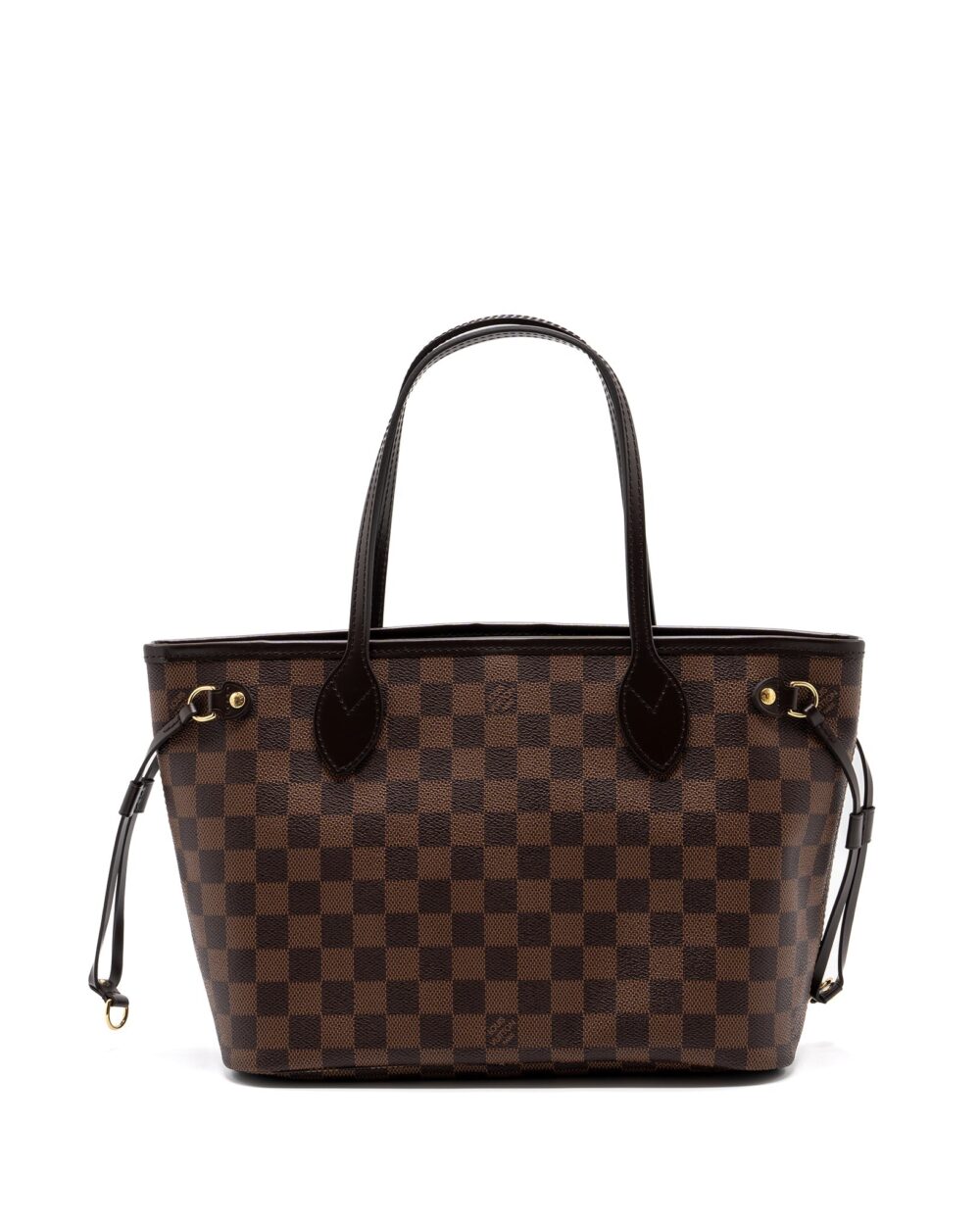 AAA Replica Louis Vuitton LV NEVERFULL PM DAMIER EBENE CANVAS GHW (NEW VERSION)