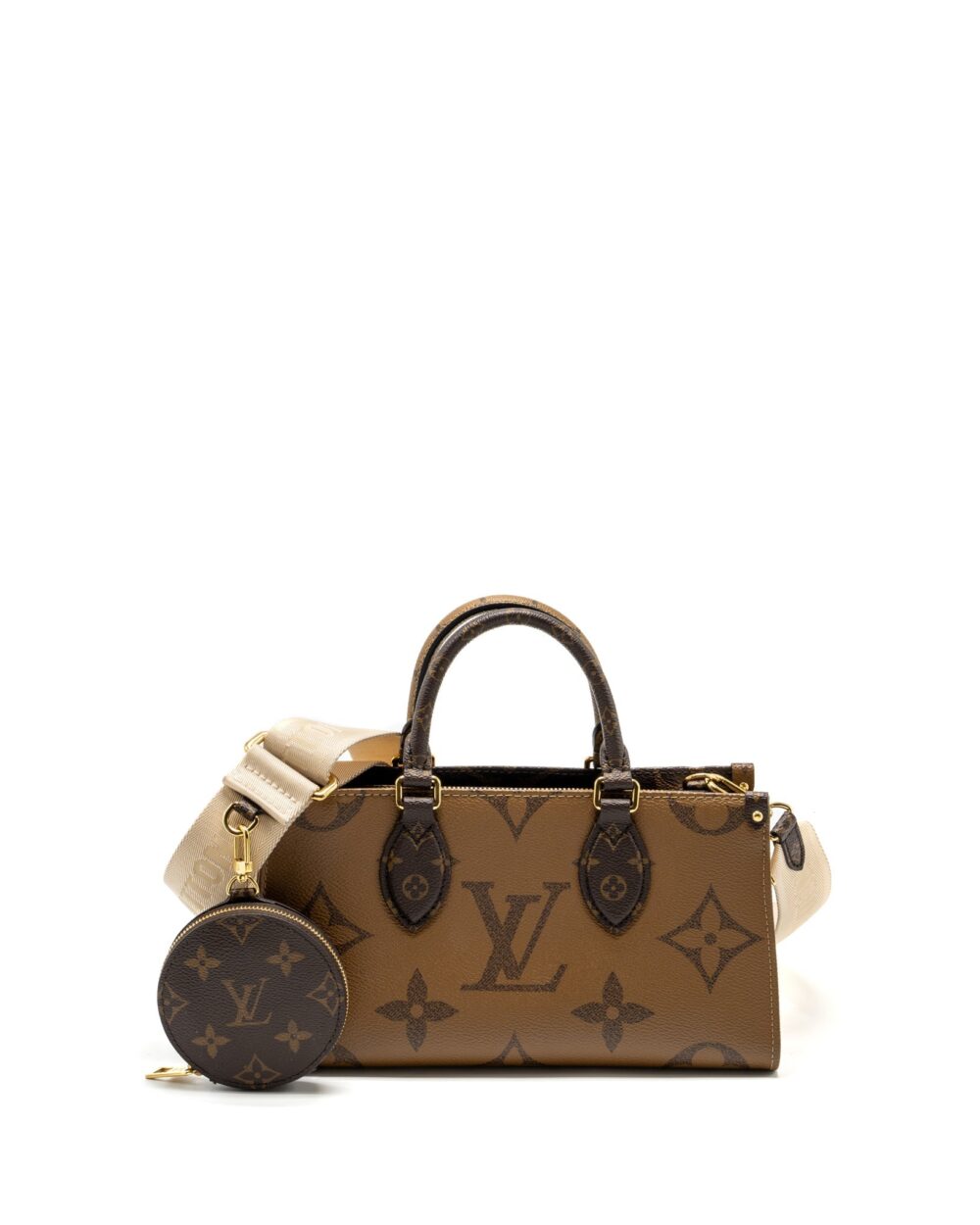 AAA Replica Louis Vuitton LV ONTHEGO EAST WEST MONOGRAM REVERSE GHW