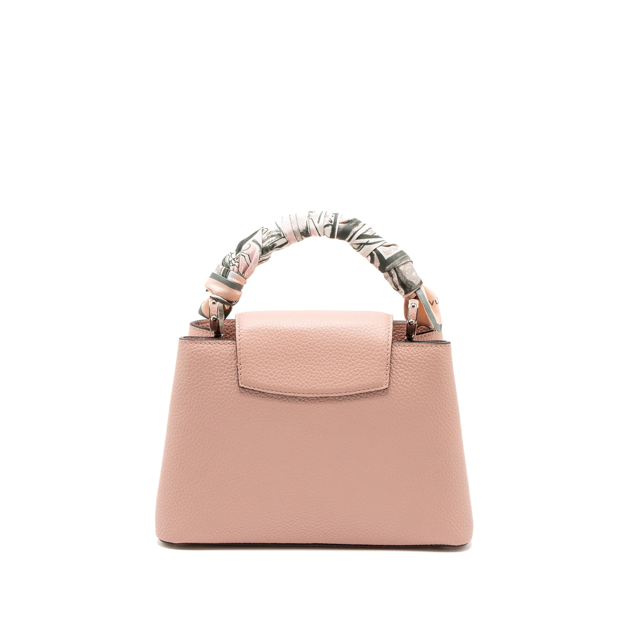 AAA Replica Louis Vuitton LV CAPUCINES BB TAURILLON CALFSKIN LIGHT PINK SHW