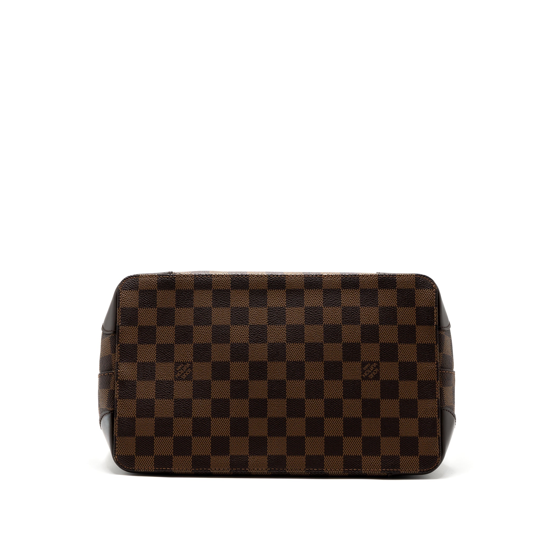 AAA Replica Louis Vuitton LV HAMSTEAD TOTE BAG DAMIER EBENE GHW