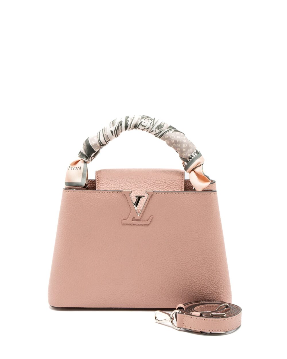 AAA Replica Louis Vuitton LV CAPUCINES BB TAURILLON CALFSKIN LIGHT PINK SHW