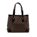 AAA Replica Louis Vuitton LV HAMSTEAD TOTE BAG DAMIER EBENE GHW