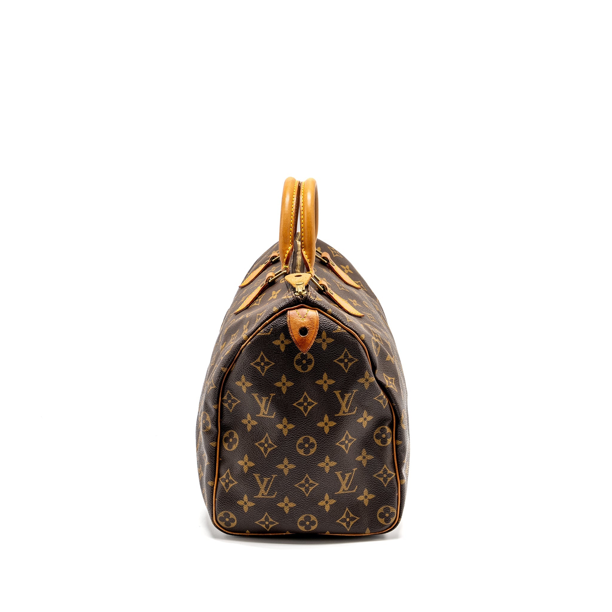 AAA Replica Louis Vuitton LV SPEEDY 35 MONOGRAM CANVAS GHW