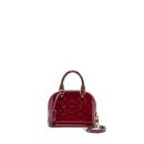 AAA Replica Louis Vuitton LV ALMA BB PATENT LEATHER INDIAN ROSE GHW
