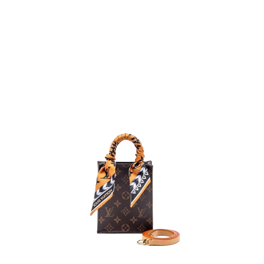 AAA Replica Louis Vuitton LV PETIT SAC PLAT MONOGRAM CANVAS GHW