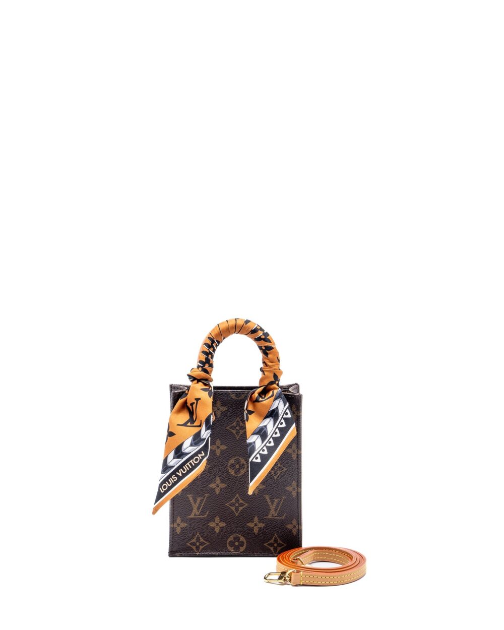 AAA Replica Louis Vuitton LV PETIT SAC PLAT MONOGRAM CANVAS GHW