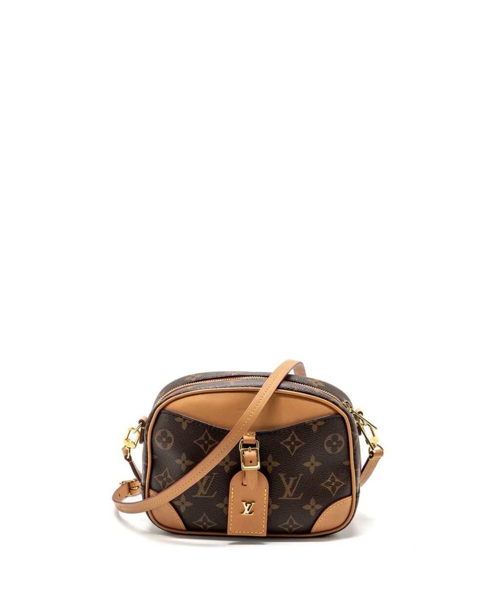 AAA Replica Louis Vuitton LV MINI DEAUVILLE SHOULDER BAG MONOGRAM CANVAS GHW