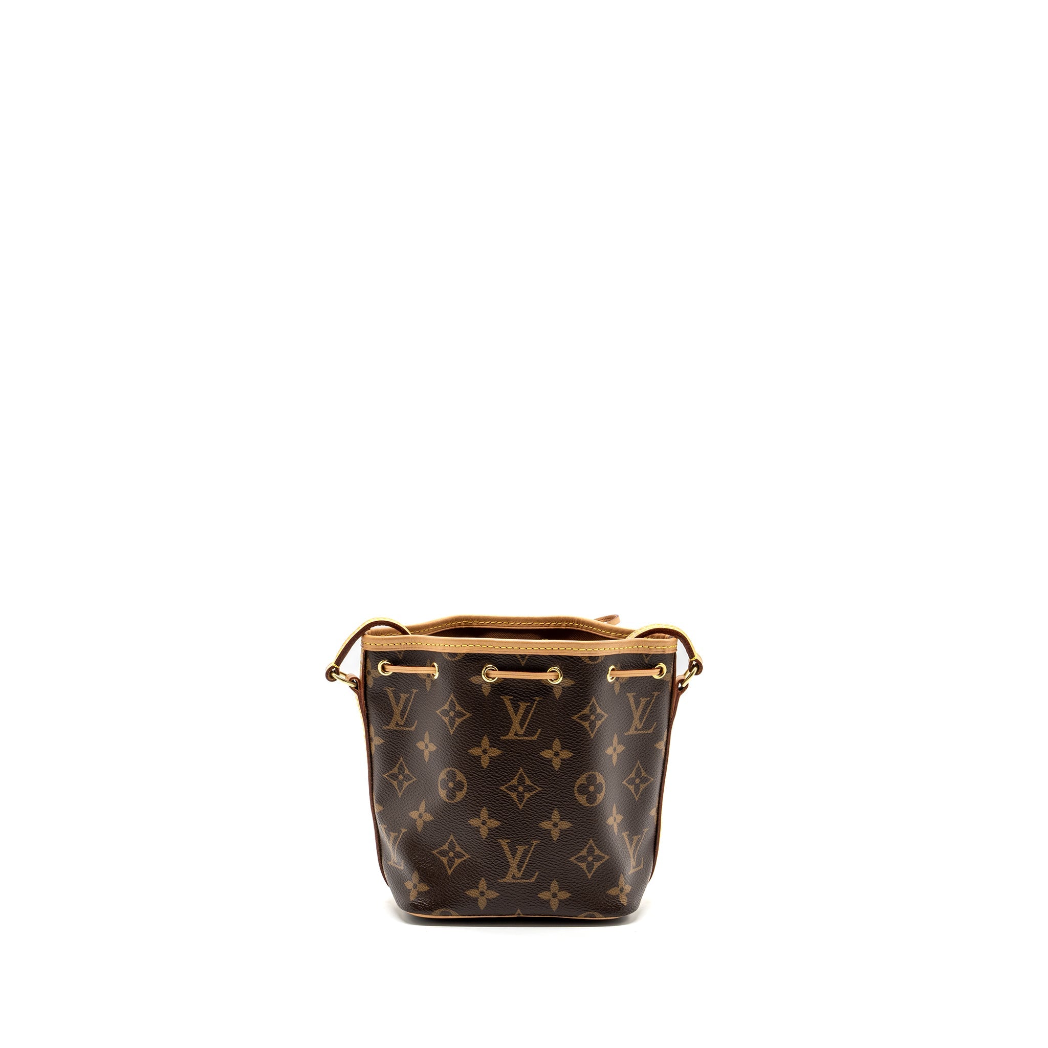 AAA Replica Louis Vuitton LV NANO NOE MONOGRAM CANVAS GHW