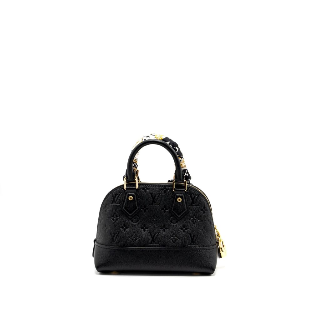 AAA Replica Louis Vuitton LV NEO ALMA BB MONOGRAM EMPREINTE LEATHER BLACK GHW(NEW VERSION)