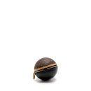 AAA Replica Louis Vuitton LV EGG BAG MONOGRAM CANVAS/LEATHER BROWN/BLACK GHW