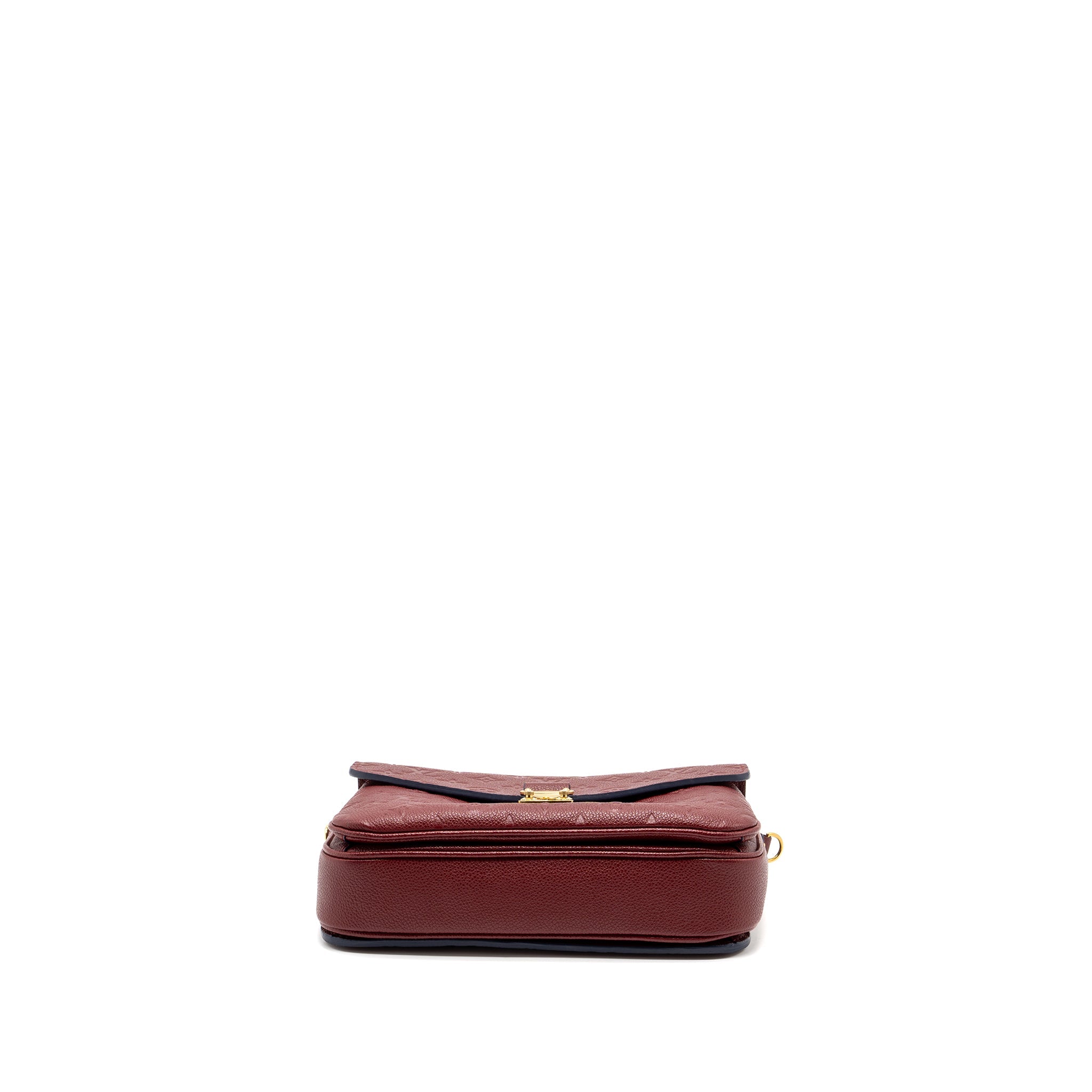 AAA Replica Louis Vuitton LV POCHETTE MÉTIS MONOGRAM EMPREINTE RED GHW