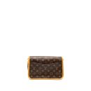AAA Replica Louis Vuitton LV DIANE BAG WITH FUCHSIA STRAP MONOGRAM CANVAS GHW