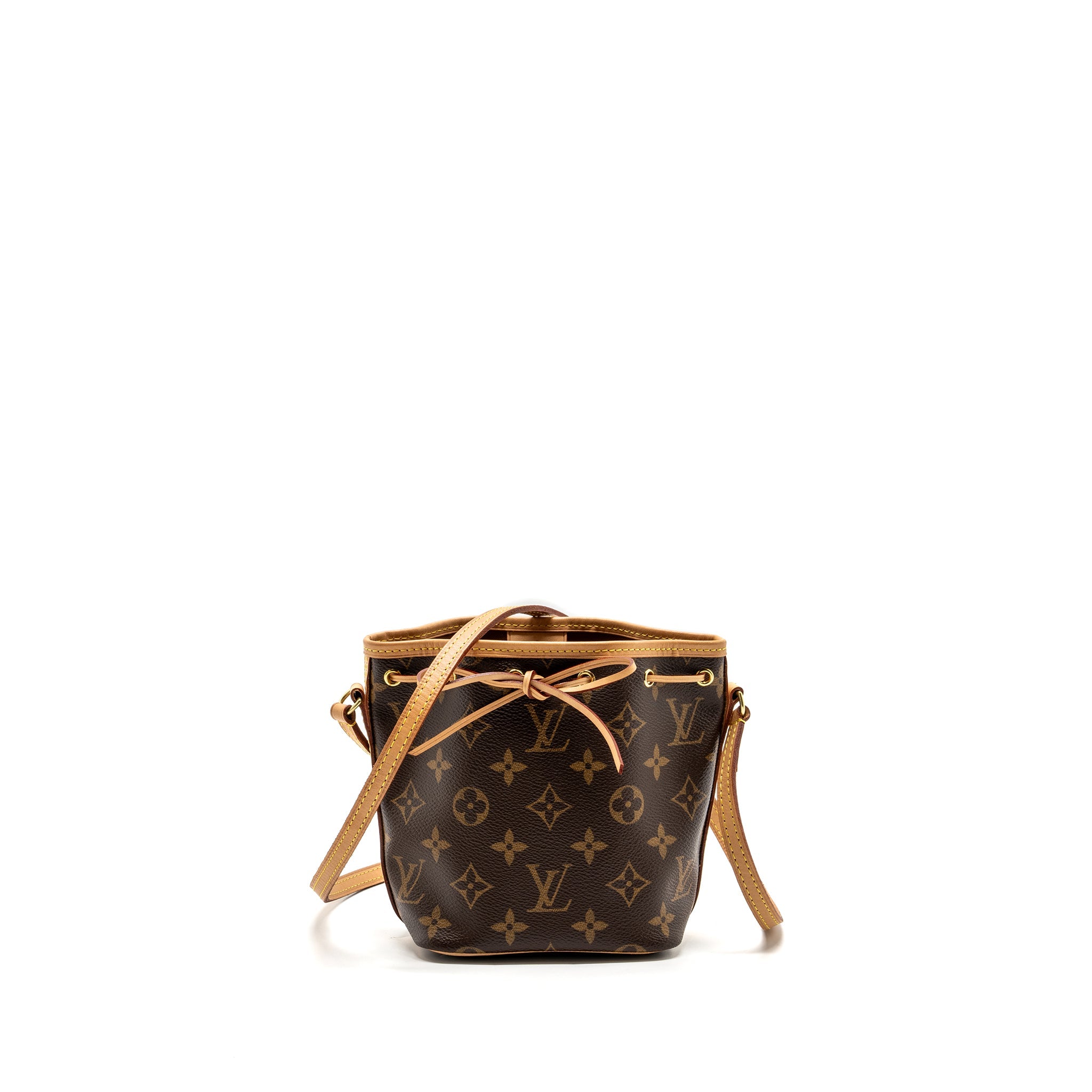 AAA Replica Louis Vuitton LV NANO NOE MONOGRAM CANVAS GHW