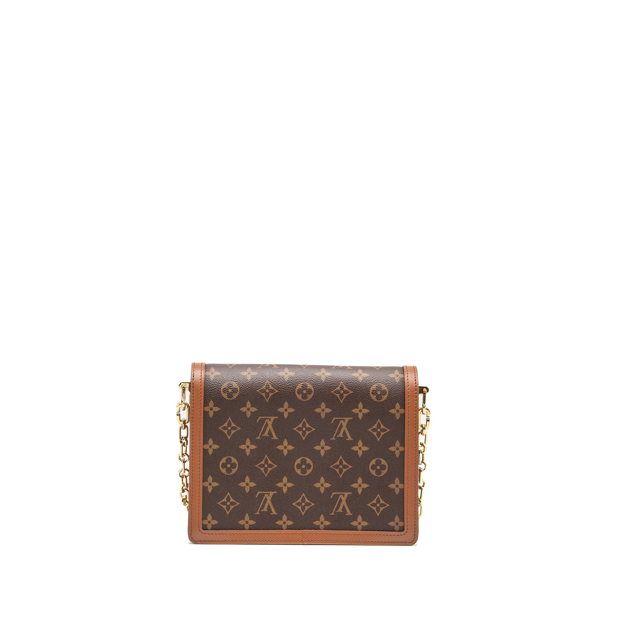 AAA Replica Louis Vuitton LV DAUPHINE MM MONOGRAM CANVAS GHW