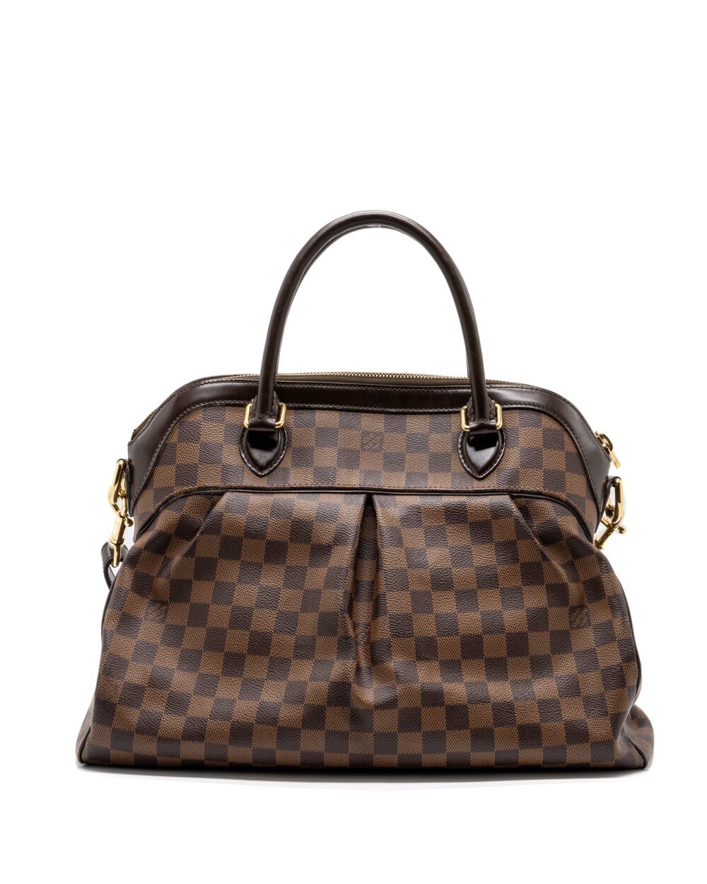 AAA Replica Louis Vuitton LV TREVI GM HANDBAG DAMIER EBENE GHW