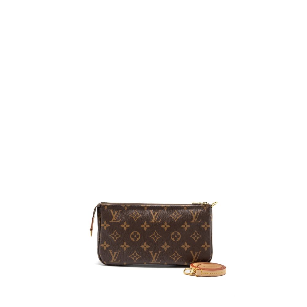 AAA Replica Louis Vuitton LV POCHETTE ACCESSORIES MONOGRAM CANVAS GHW