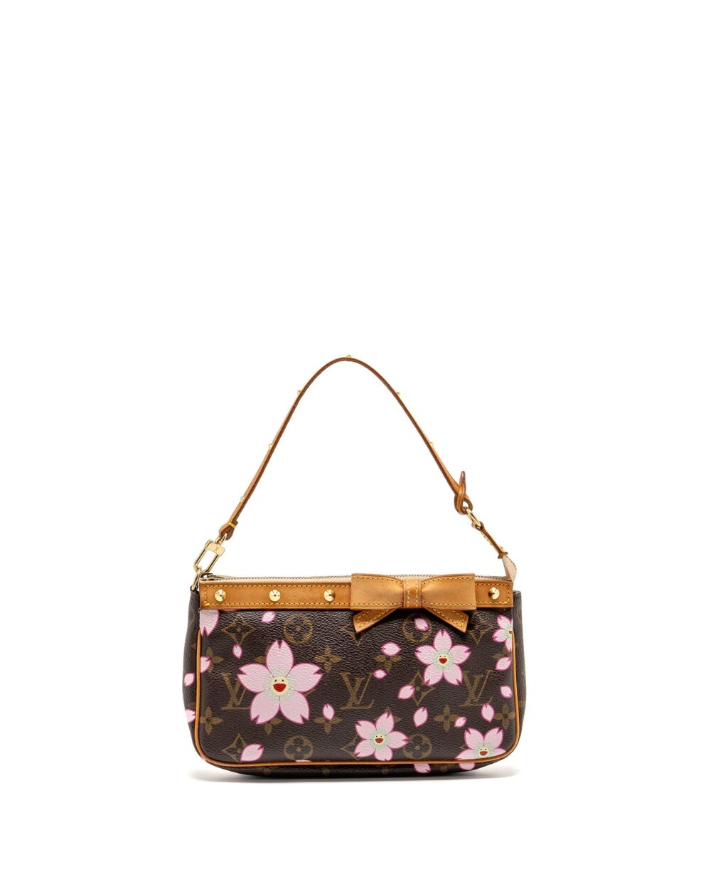 AAA Replica Louis Vuitton LV VINTAGE TAKASHI MURAKAMI CHERRY BLOSSOM POCHETTE ACCESSORIES MONOGRAM MULTICOLOUR GHW