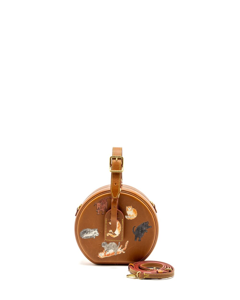 AAA Replica Louis Vuitton LV BOITE CHAPEAU BAG LIMITED EDITION GRACE CODDINGTON CATOGRAM PETIT CALFSKIN BROWN GHW