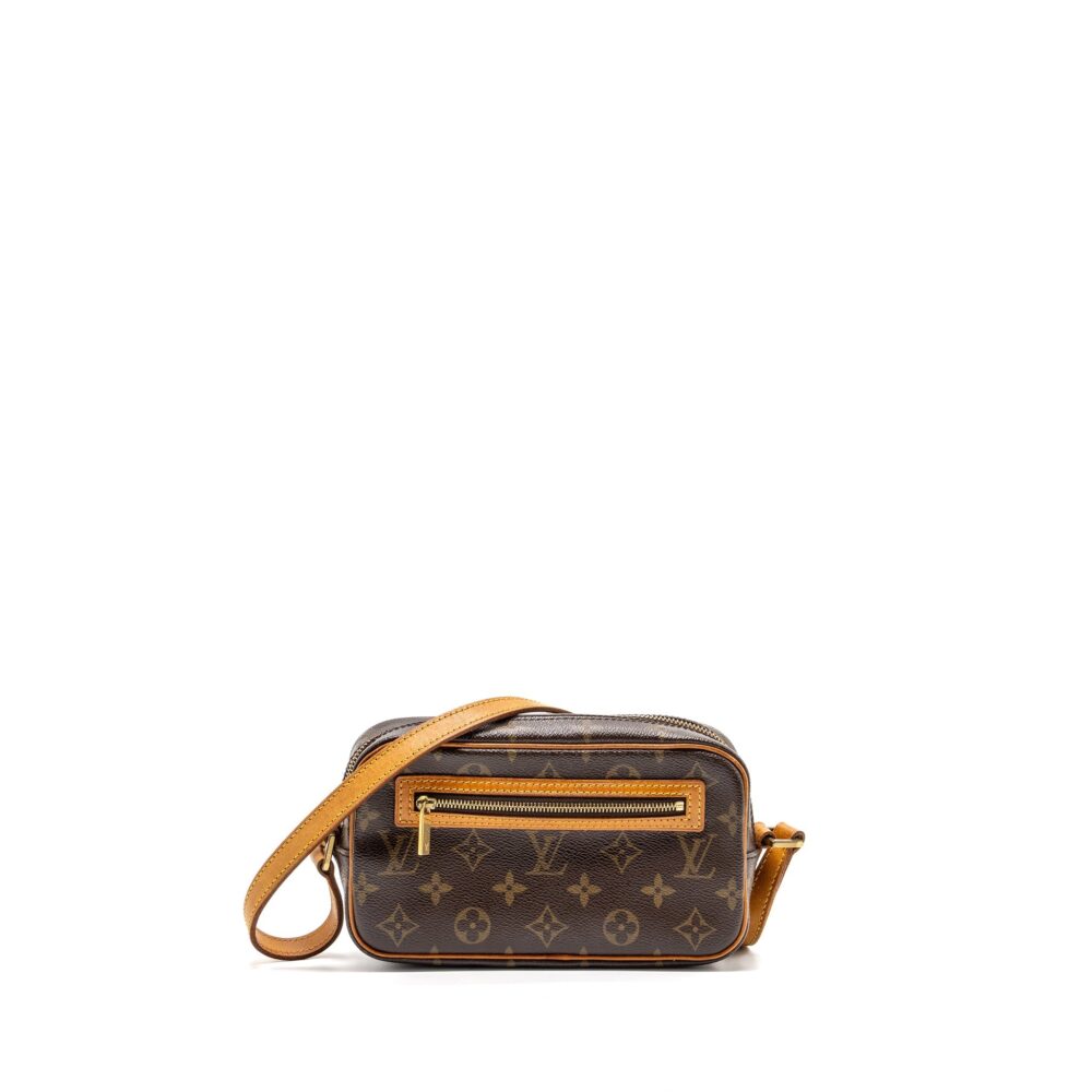 AAA Replica Louis Vuitton LV VINTAGE CITE CLUTCH POCHETTE MONOGRAM CANVAS GHW