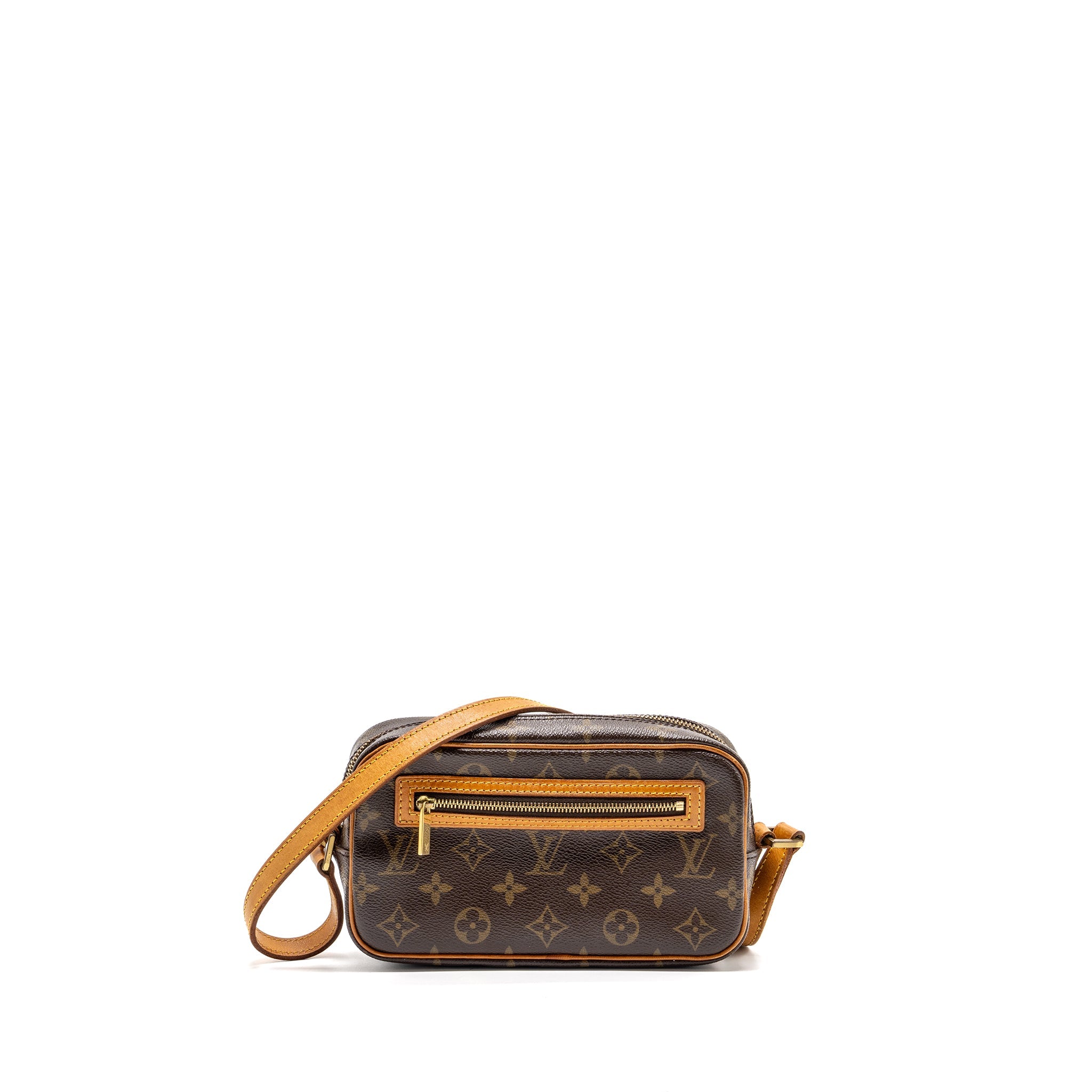 AAA Replica Louis Vuitton LV VINTAGE CITE CLUTCH POCHETTE MONOGRAM CANVAS GHW