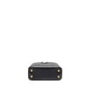 AAA Replica Louis Vuitton LV CAPUCINES MINI TAURILLON BLACK GHW