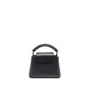 AAA Replica Louis Vuitton LV CAPUCINES MINI TAURILLON BLACK GHW