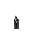 AAA Replica Louis Vuitton LV CAPUCINES MINI TAURILLON BLACK GHW