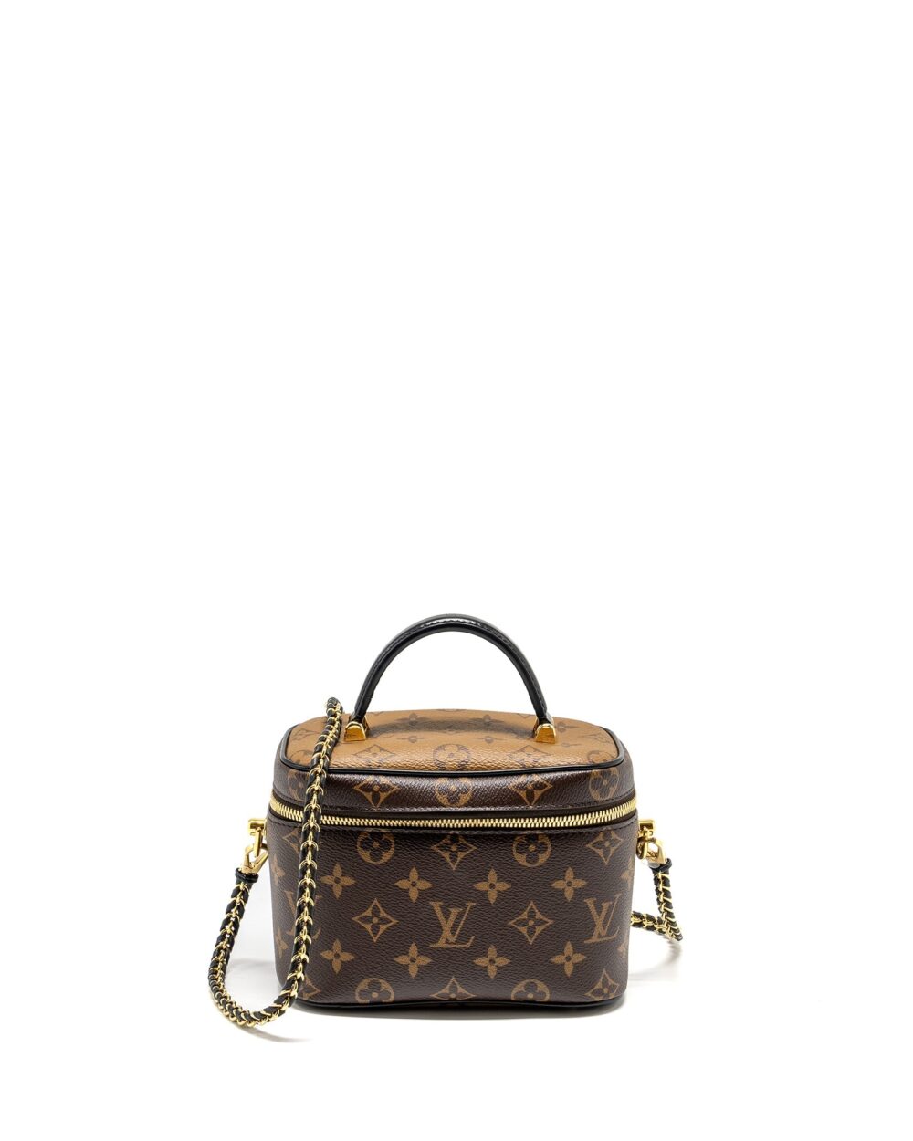 AAA Replica Louis Vuitton LV VANITY CASE PM MONOGRAM REVERSE CANVAS GHW