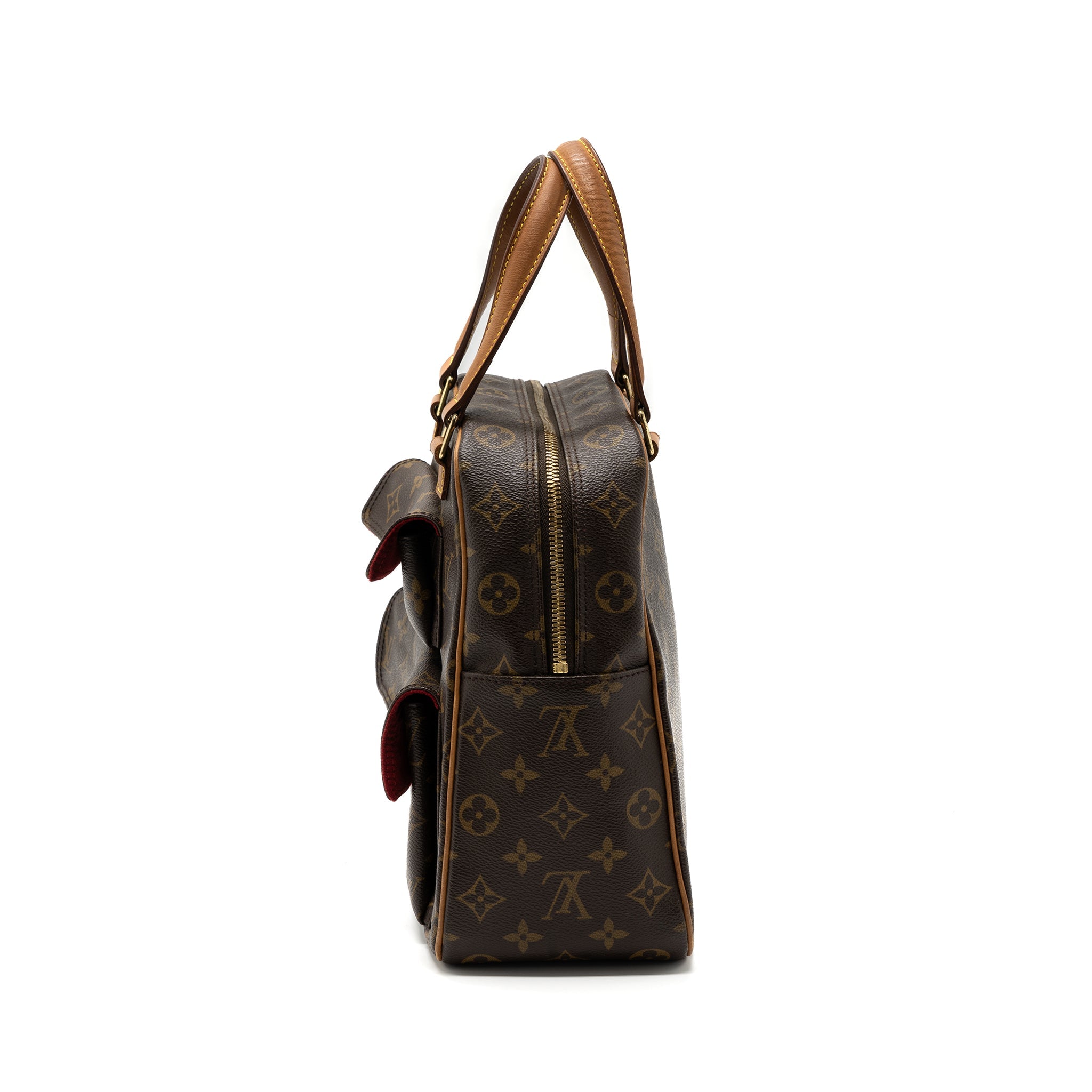 AAA Replica Louis Vuitton LV VINTAGE TOP HANDLE BAG MONOGRAM CANVAS GHW