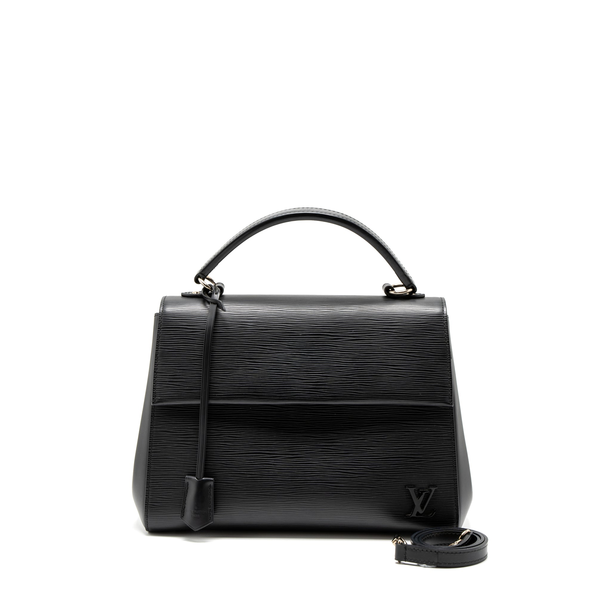 AAA Replica Louis Vuitton LV CLUNY MM EPI BLACK SHW