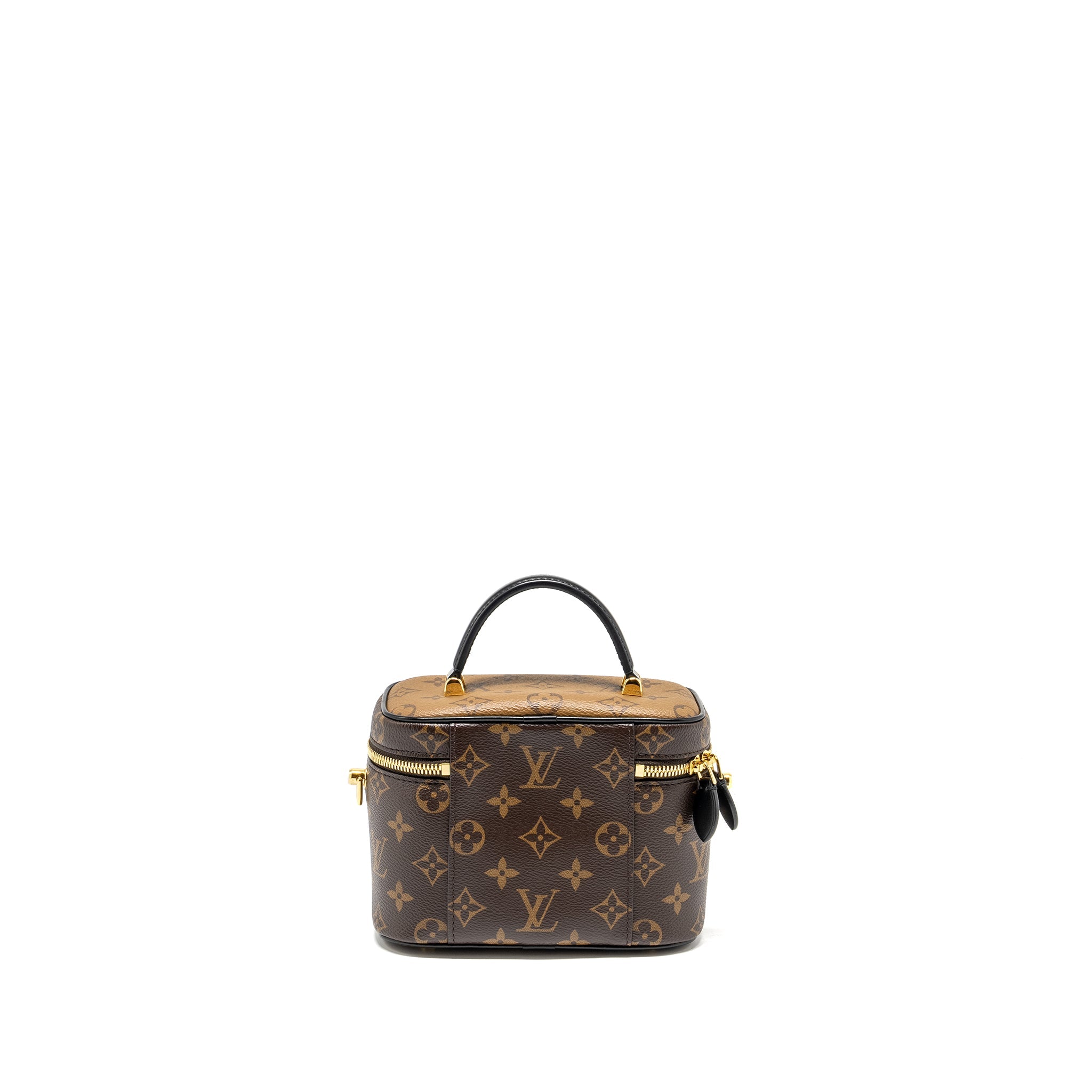 AAA Replica Louis Vuitton LV VANITY CASE PM MONOGRAM REVERSE CANVAS GHW