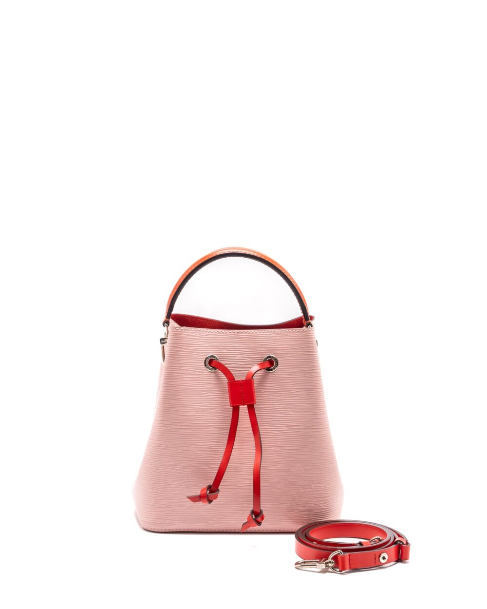 AAA Replica Louis Vuitton LV NEO NOE BB EPI ROSE BALLERINE SHW