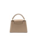AAA Replica Louis Vuitton LV CAPUCINES PM CALFSKIN GREY GHW