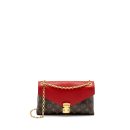 AAA Replica Louis Vuitton LV PALLAS CHAIN BAG MONOGRAM CANVAS/LEATHER RED GHW