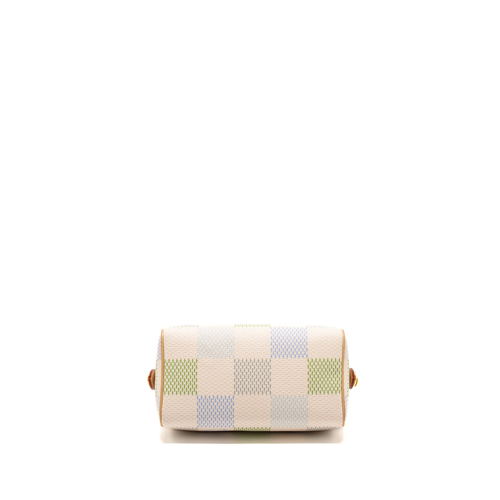 AAA Replica Louis Vuitton LV SPEEDY BANDOULIERE 20 AUTRES TOILES DAMIER MULTICOLOUR GHW