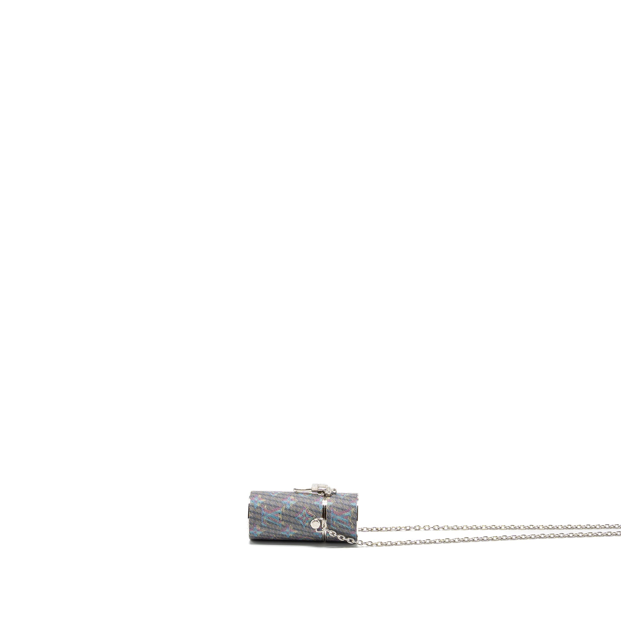AAA Replica Louis Vuitton LV LIPSTICK CASE WITH CHAIN LV POP MONOGRAM MULTICOLOUR SHW