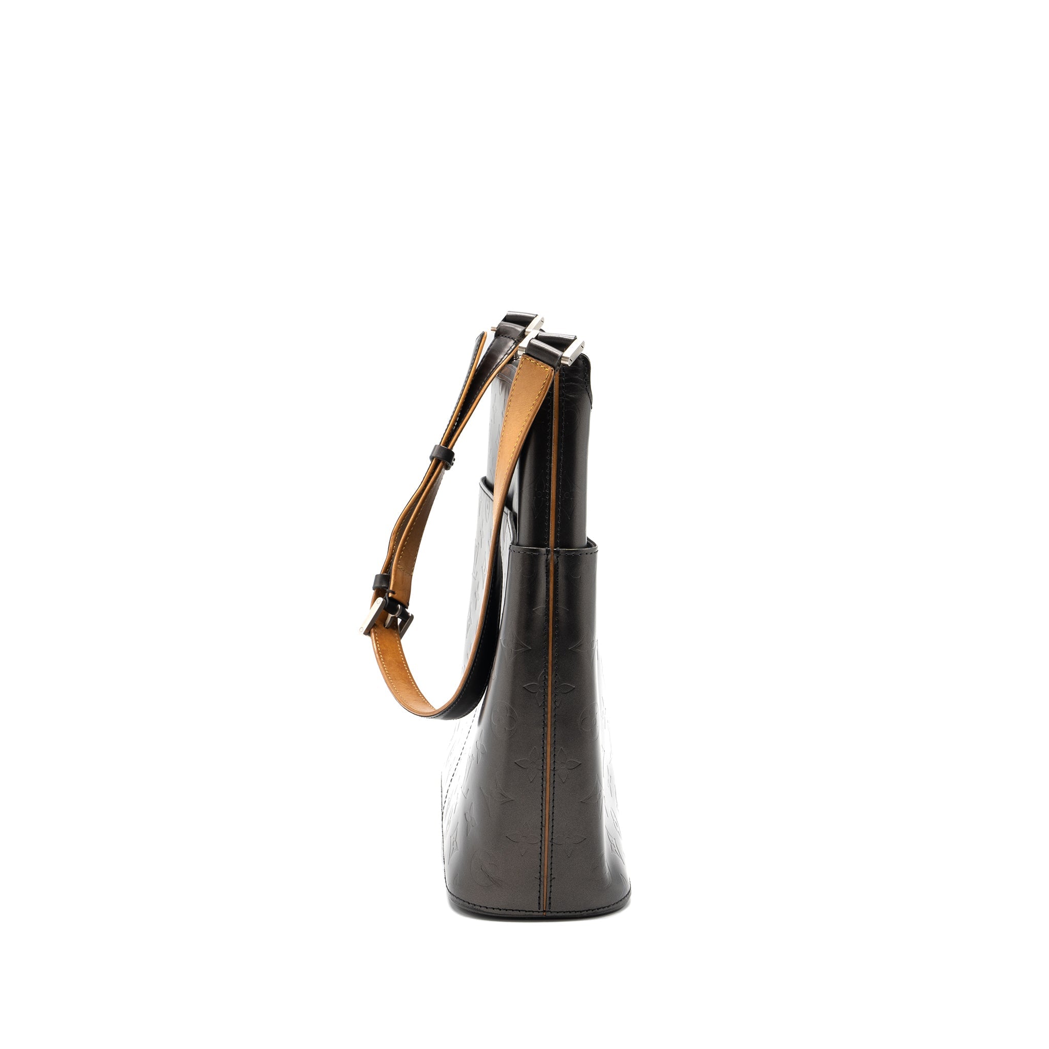 AAA Replica Louis Vuitton LV MESSENGER SHOULDER BAG LEATHER DARK GREY SHW