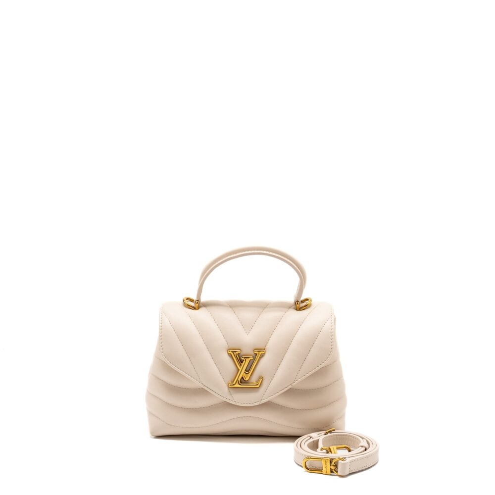 AAA Replica Louis Vuitton LV HOLD ME NEW WAVE BAG CALFSKIN IVORY GHW