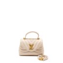 AAA Replica Louis Vuitton LV HOLD ME NEW WAVE BAG CALFSKIN IVORY GHW