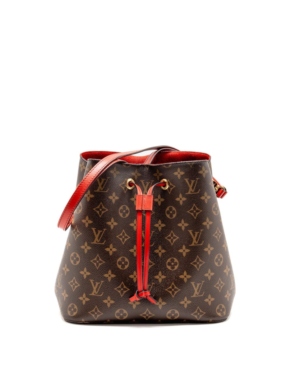 AAA Replica Louis Vuitton LV NEO NOE MONOGRAM CANVAS RED GHW